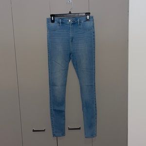 WORE ONCE Abercrombie & Fitch high rise jegging